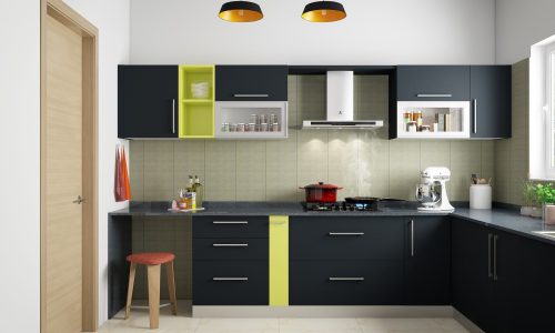 pop-theme-l-shaped-kitchen-black-green